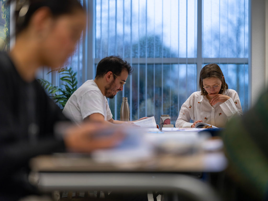 Cursisten verdiepen zich in medische Nederlandse vaktaal tijdens een intensieve taalles bij Lest Best.